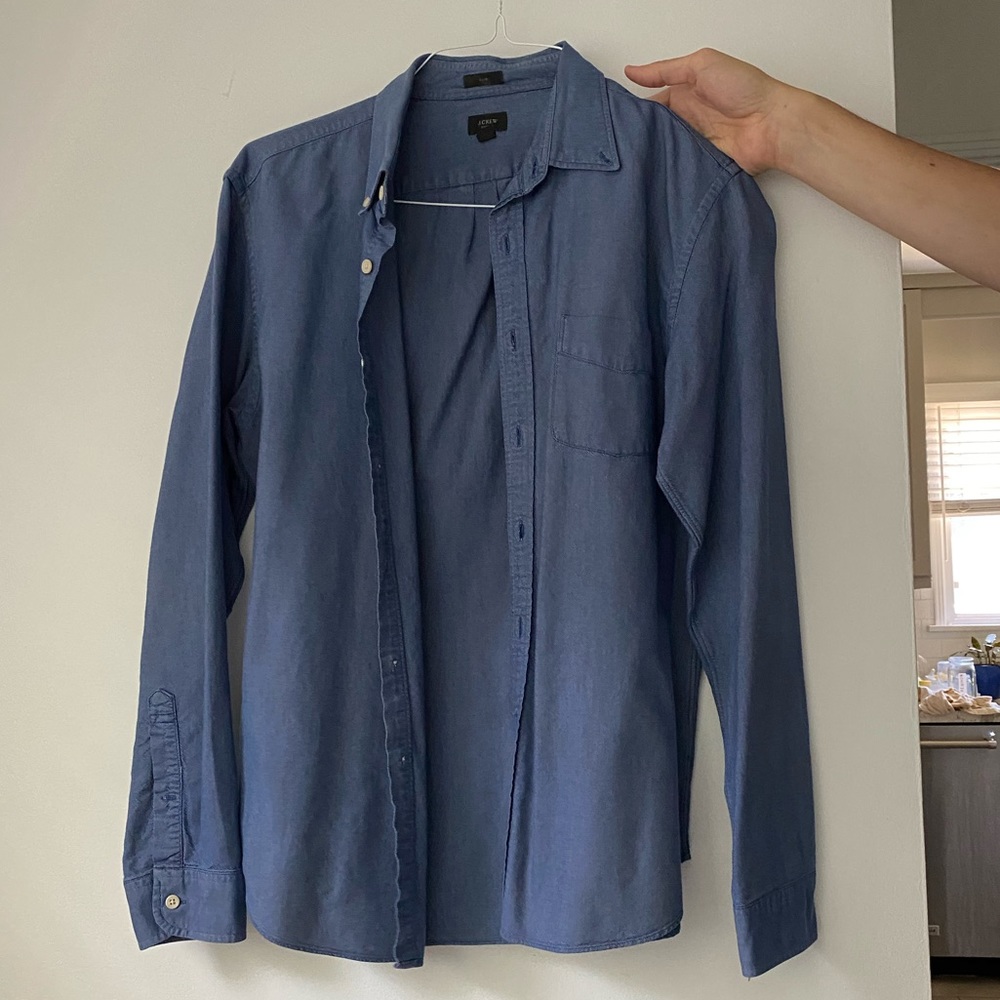 J Crew Denim Button Down
